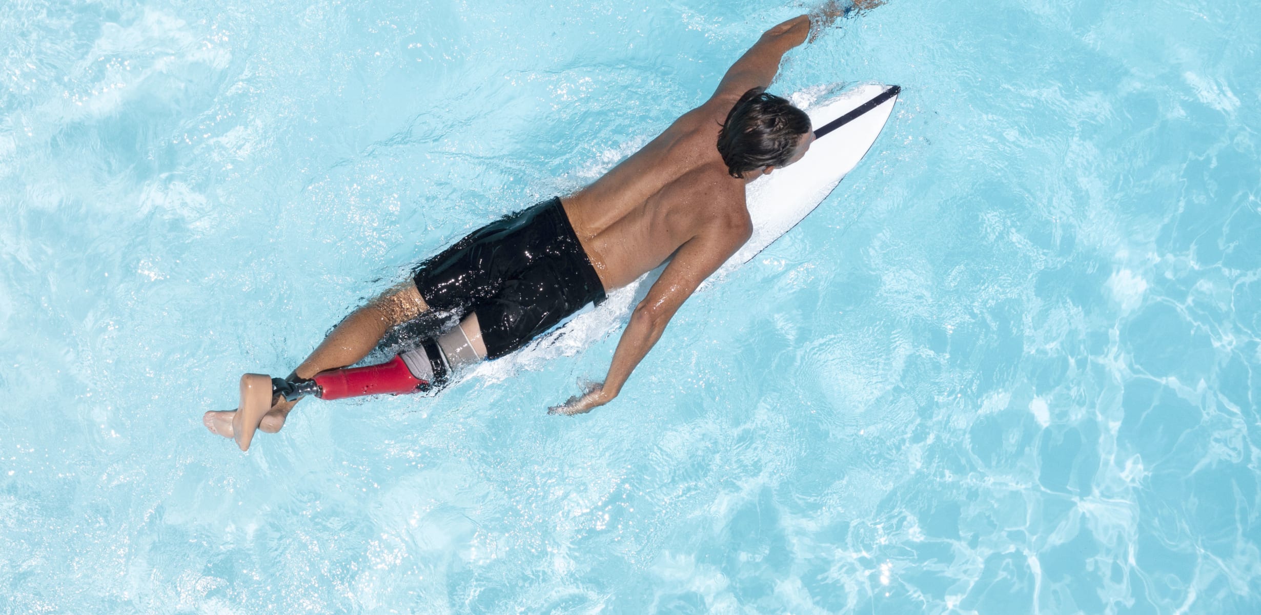 Waterproof Prosthetic Legs.